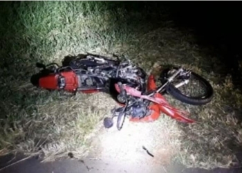 Motociclista morre ao bater contra carro na Rodovia da Integração, em Tupi Paulista (SP) — Foto: Polícia Rodoviária