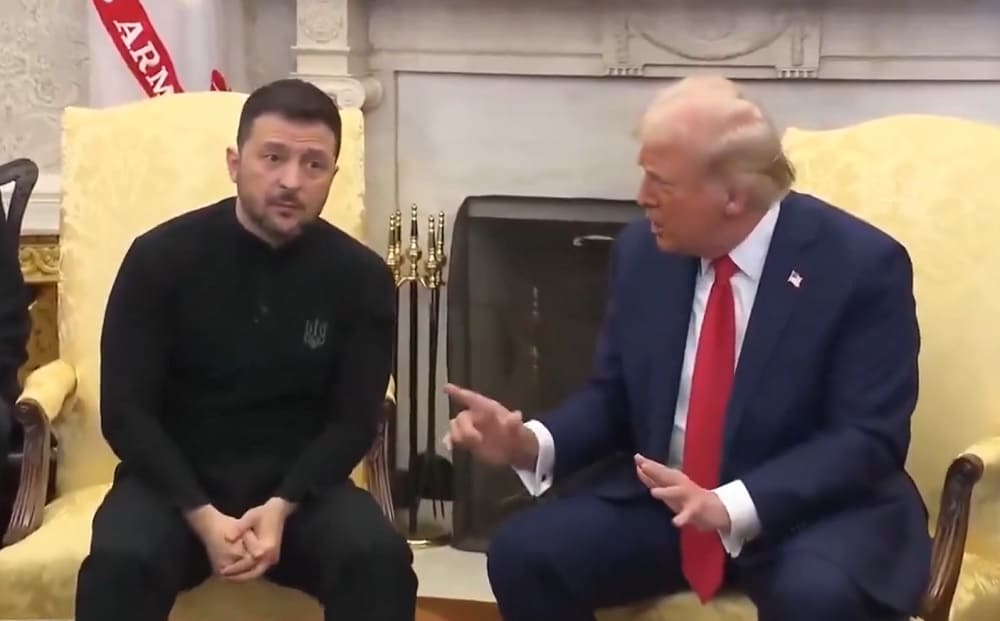 Zelensky e Trump