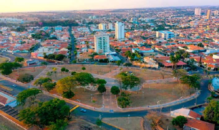 Vista aérea de Birigui (SP) — Foto: Prefeitura de Birigui/Divulgação