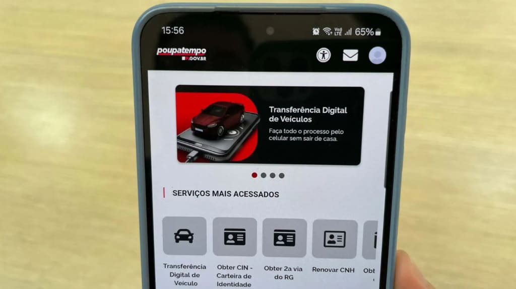 aplicativo Transferencia Digital de Veiculos