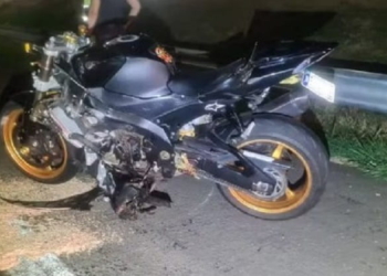 Motociclista morreu após acidente de trânsito em Presidente Prudente (SP) — Foto: Polícia Militar Rodoviária